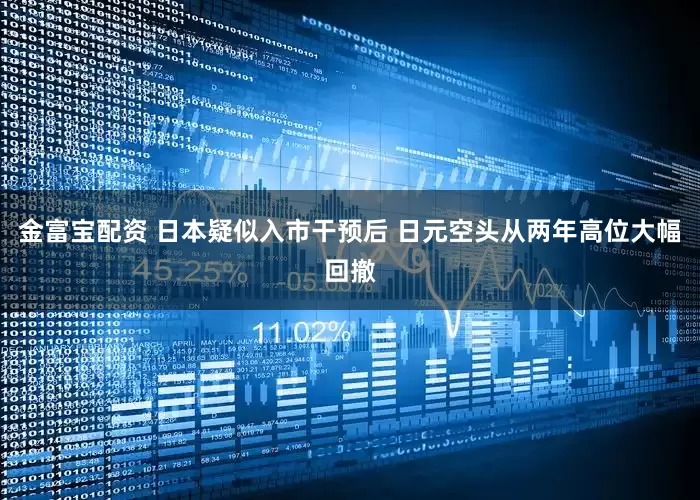 金富宝配资 日本疑似入市干预后 日元空头从两年高位大幅回撤
